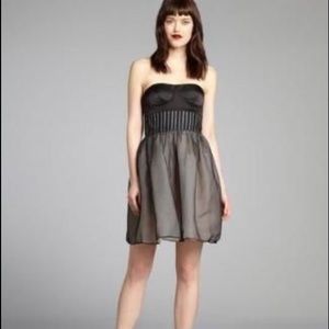 Strapless Corset Dress: Vera Wang Lavender Label